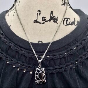 Women's Stainless Steel Pendant Necklace